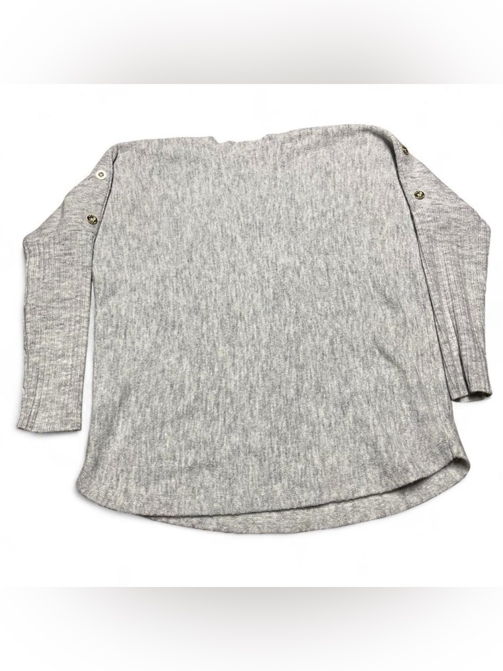 Lilly Pulitzer Womens Medium Arna Pullover Sweater Seaside Grey Relaxed Fit - Picture 6 of 10